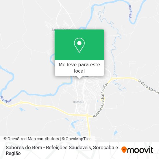 Sabores do Bem - Refeições Saudáveis mapa