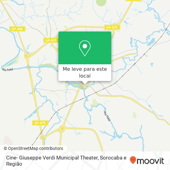 Cine- Giuseppe Verdi Municipal Theater mapa