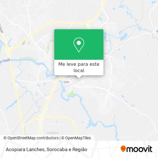 Acopiara Lanches mapa