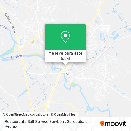 Restaurante Self Service Servbem mapa