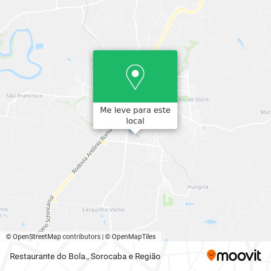 Restaurante do Bola. mapa