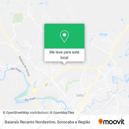 Baiana's Recanto Nordestino mapa