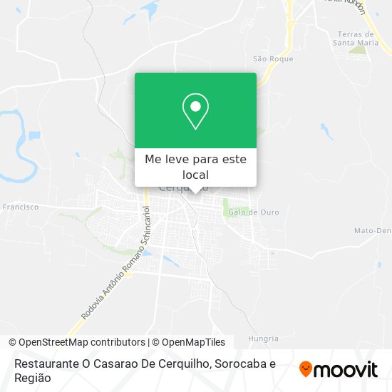 Restaurante O Casarao De Cerquilho mapa