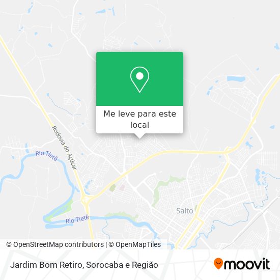 Jardim Bom Retiro mapa