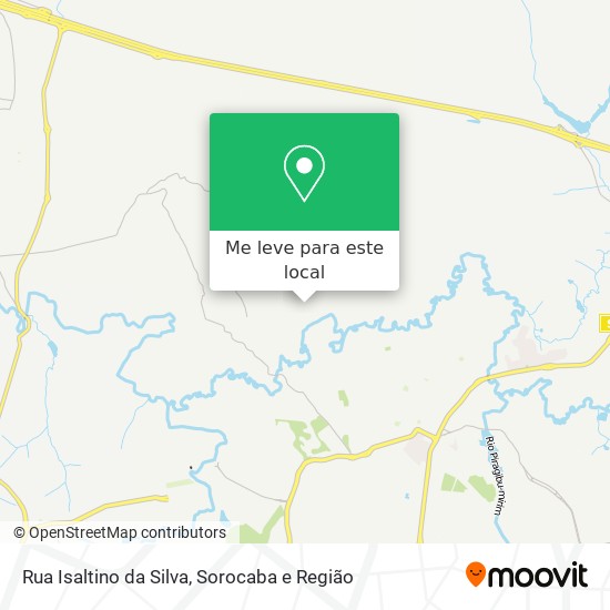 Rua Isaltino da Silva mapa