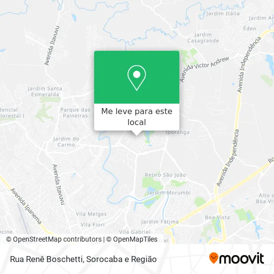 Rua Renê Boschetti mapa