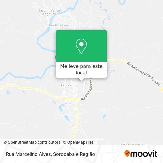 Rua Marcelino Alves mapa