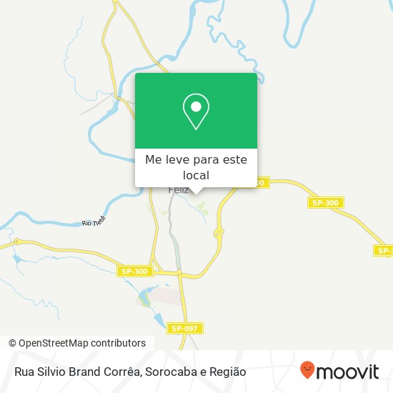 Rua Silvio Brand Corrêa mapa