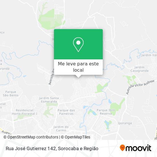 Rua José Gutierrez 142 mapa