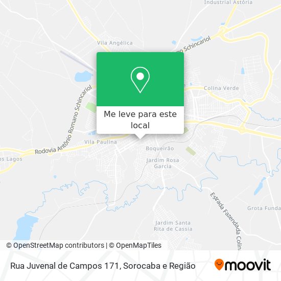 Rua Juvenal de Campos 171 mapa