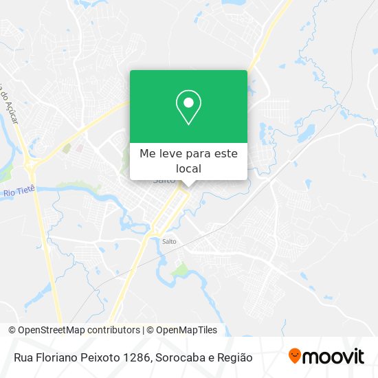 Rua Floriano Peixoto 1286 mapa
