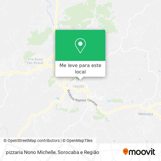 pizzaria Nono Michelle mapa