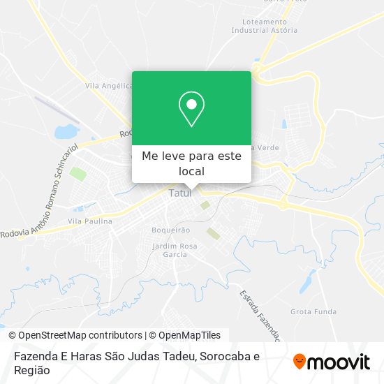 Fazenda E Haras São Judas Tadeu mapa