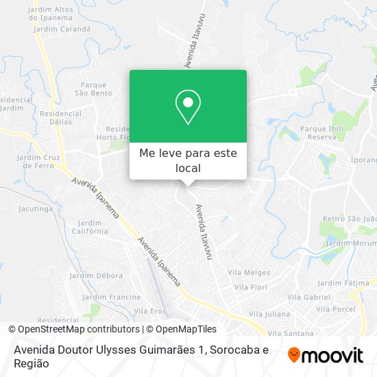 Avenida Doutor Ulysses Guimarães 1 mapa