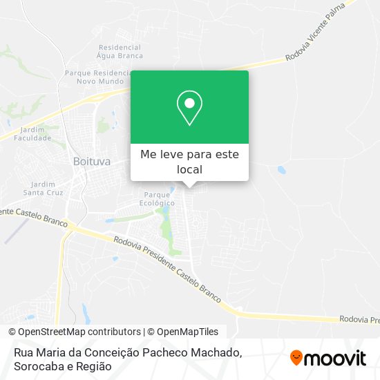 Rua Maria da Conceição Pacheco Machado mapa