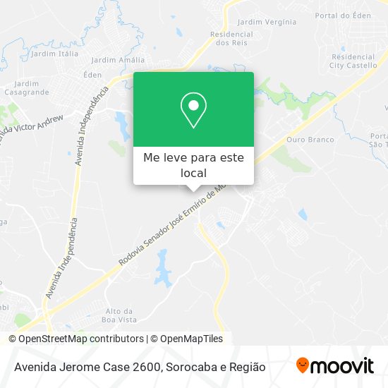 Avenida Jerome Case 2600 mapa