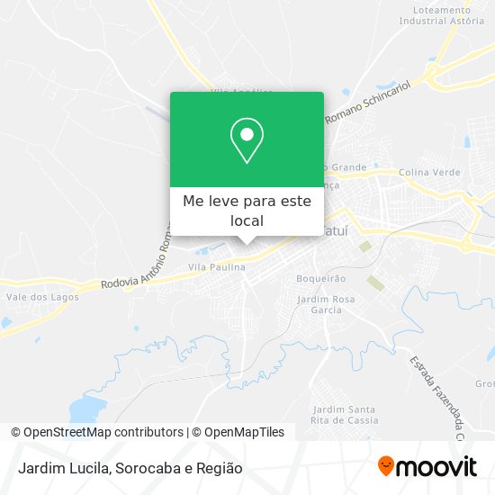 Jardim Lucila mapa