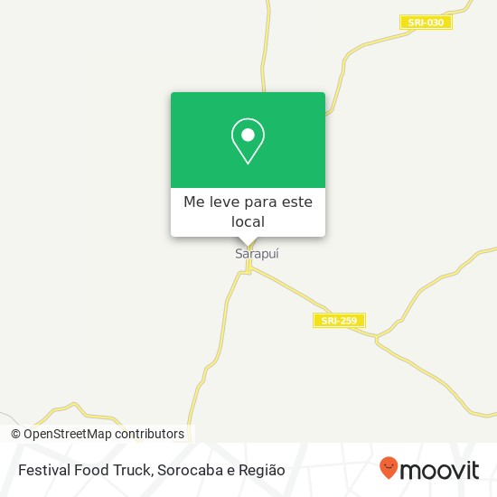 Festival Food Truck mapa