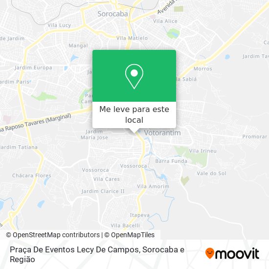 Praça De Eventos Lecy De Campos mapa