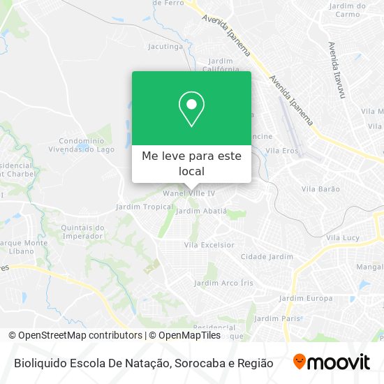 Bioliquido Escola De Natação mapa