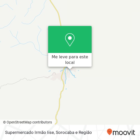 Supermercado Irmão Iise mapa