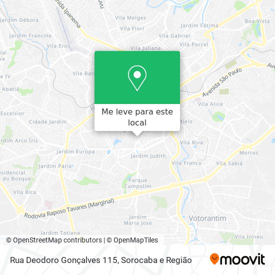 Rua Deodoro Gonçalves 115 mapa