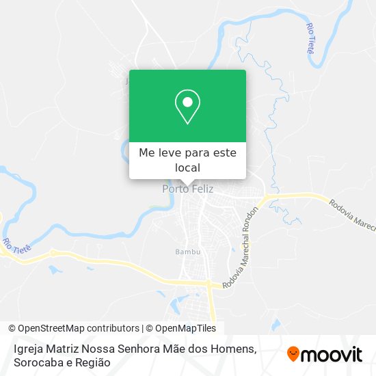 Igreja Matriz Nossa Senhora Mãe dos Homens mapa