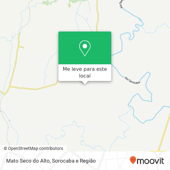 Mato Seco do Alto mapa