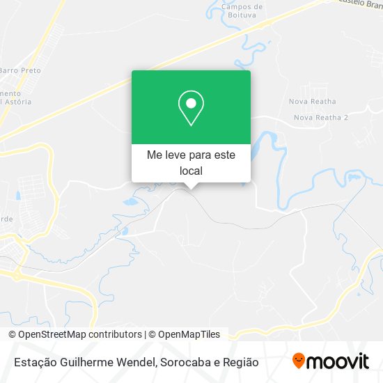 Estação Guilherme Wendel mapa