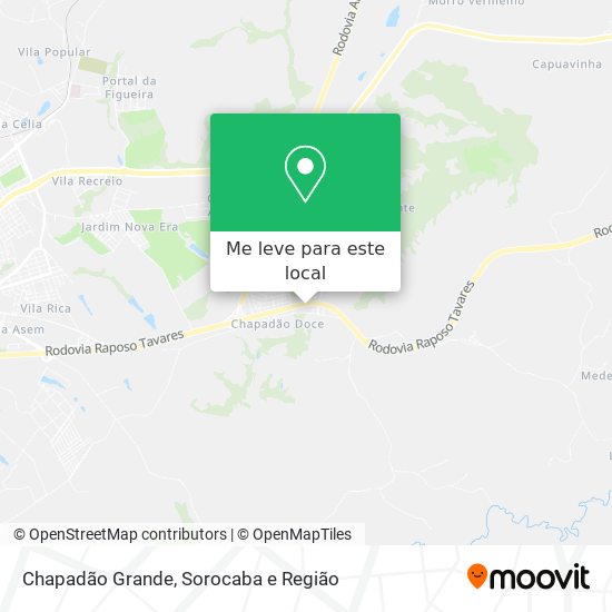 Chapadão Grande mapa
