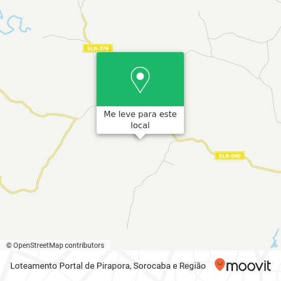 Loteamento Portal de Pirapora mapa