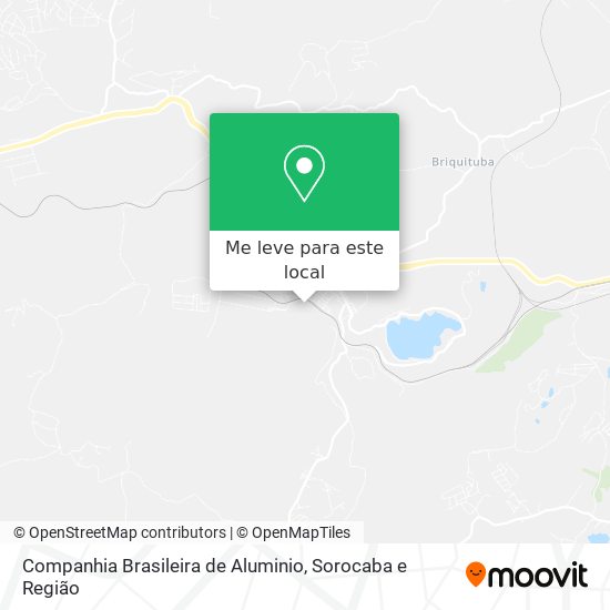 Companhia Brasileira de Aluminio mapa