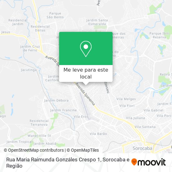 Rua Maria Raimunda Gonzáles Crespo 1 mapa