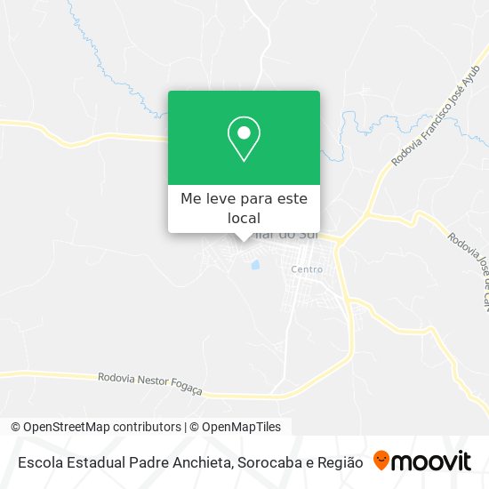 Escola Estadual Padre Anchieta mapa