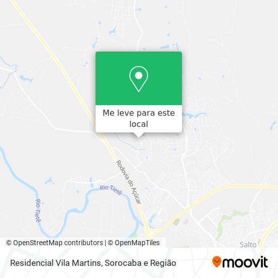 Residencial Vila Martins mapa