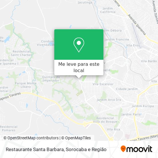 Restaurante Santa Barbara mapa