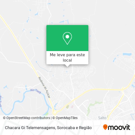 Chacara Gi Telemensagens mapa