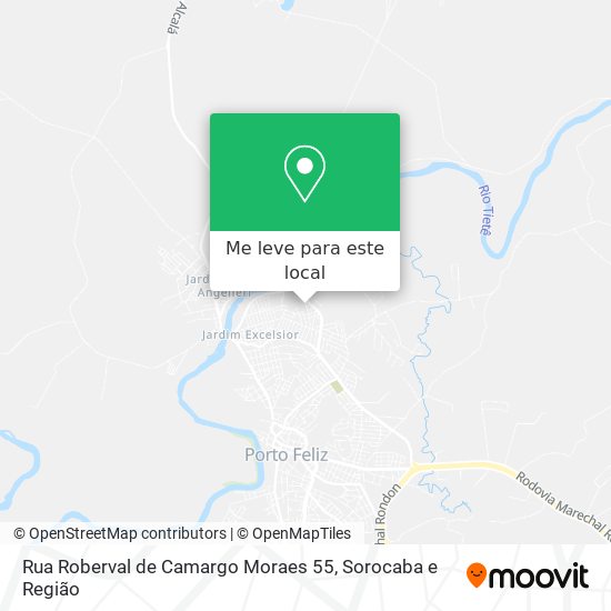 Rua Roberval de Camargo Moraes 55 mapa