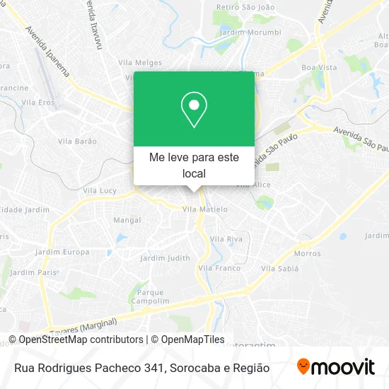 Rua Rodrigues Pacheco 341 mapa