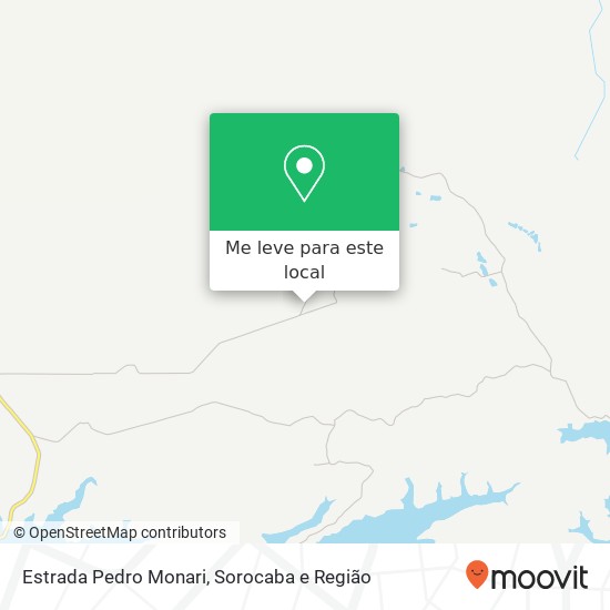 Estrada Pedro Monari mapa