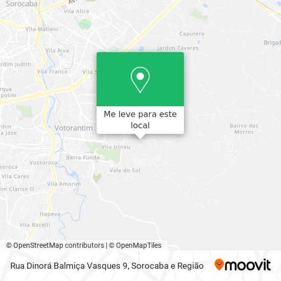 Rua Dinorá Balmiça Vasques 9 mapa