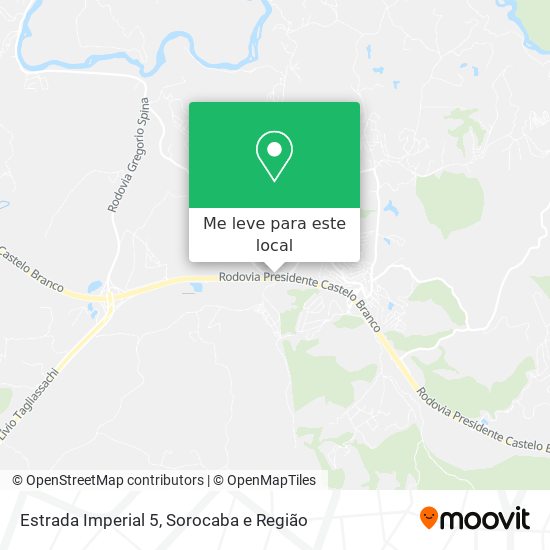 Estrada Imperial 5 mapa