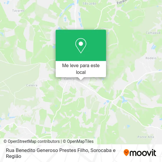 Rua Benedito Generoso Prestes Filho mapa