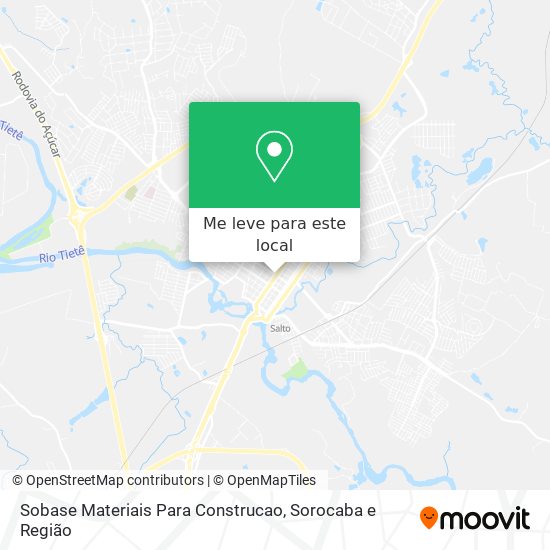 Sobase Materiais Para Construcao mapa