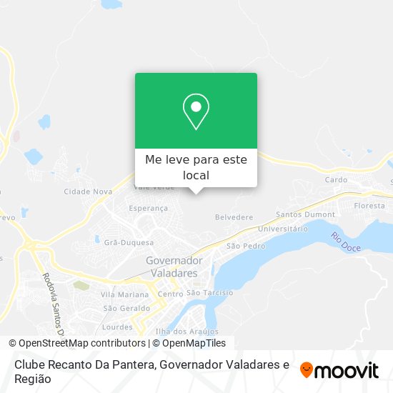 Clube Recanto Da Pantera mapa