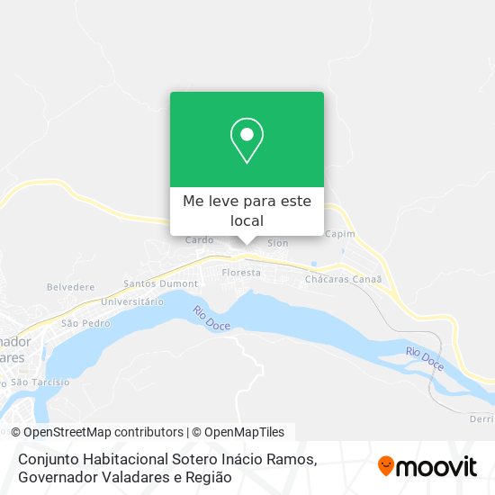 Conjunto Habitacional Sotero Inácio Ramos mapa