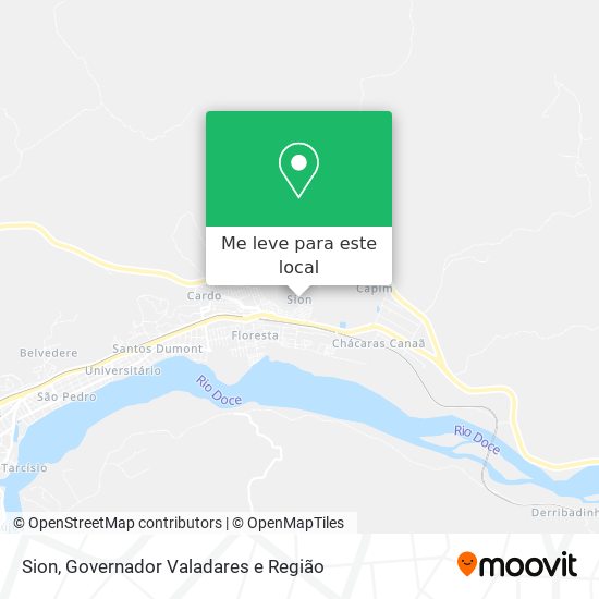 Sion mapa