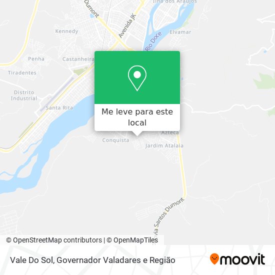 Vale Do Sol mapa