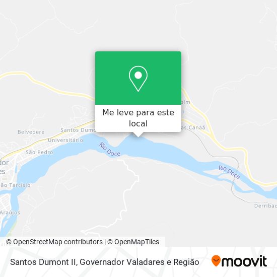 Santos Dumont II mapa
