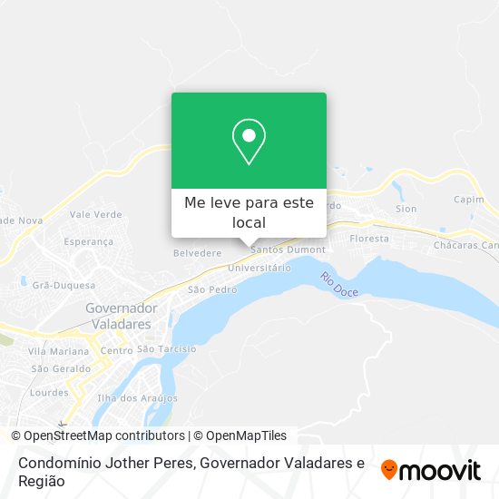 Condomínio Jother Peres mapa